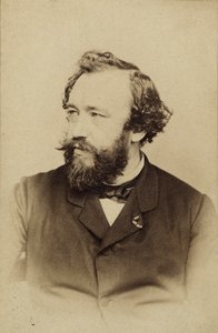 Portrett av Adolphe Sax 1814-1894, ca 1860. av Charles Clarkington