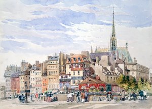 Saint Chapelle and Palace of Justice, c1822-1878.