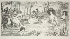 Gitaristen. av Charles Edward Conder