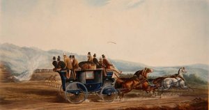 The Road Versus Rail, gravert av J. Harris, fra 