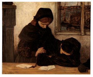 Mourning at Ouessant (olje på lerret)