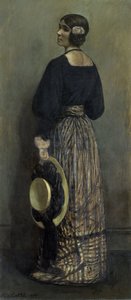 Portrett av frøken J.L.B. av Charles Cottet