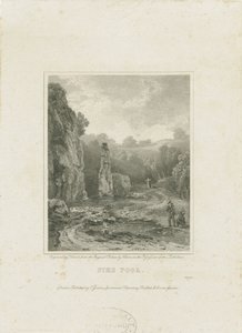Dovedale - [Charles] Cotton Fishing House: gravering og [?1800-tallet] (trykk) av Charles Cotton