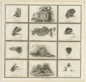 Dovedale - Charles Cottons fluer og kroker: kobberplategravering, nd [?1800-tallet] (trykk) av Charles Cotton