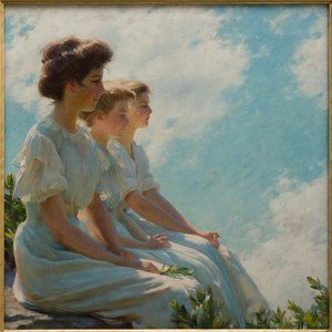 På høydene av Charles Courtney Curran