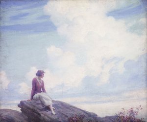 Den rosa skyen av Charles Courtney Curran