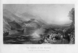 Åpningen av Walhalla, 1800-tallet.