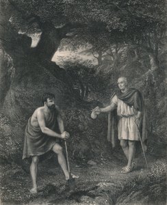 Timon og Flavius Timon av Athen, c1870