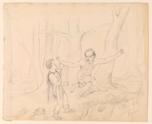 Scene fra Scott av Charles Cromwell Ingham