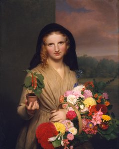 Blomsterjenta, 1846.