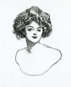 En Gibson-jente, ca. 1902 av Charles Dana Gibson