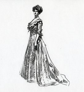 En Gibson-jente, ca. 1902 av Charles Dana Gibson