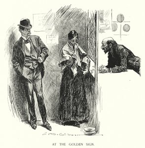 Ved det gyldne tegnet (litho) av Charles Dana Gibson