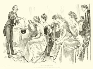 Illustrasjon for The Social Ladder av Charles Dana Gibson