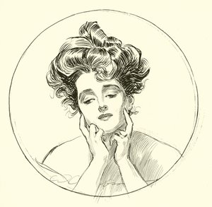 Den vakre enken av Charles Dana Gibson