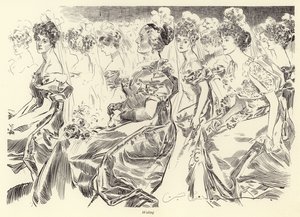Venter på en tegnestue av Charles Dana Gibson