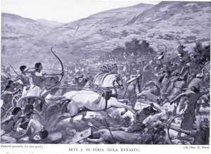 Sety I i Syria (XIX. dynasti), ca. 1920