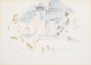 Bermuda, master og løvverk av Charles Demuth