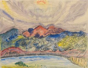 Tidlig landskap, 1914 av Charles Demuth