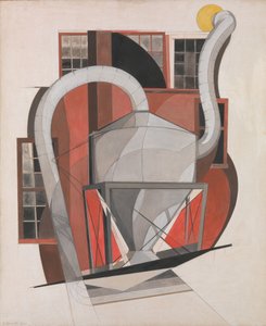 Maskiner, 1920 (gouache og grafitt på papp)