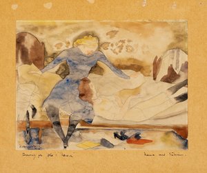 Nana besøker vennen Satin av Charles Demuth