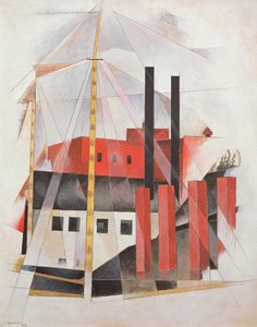 Piano Movers Holiday, 1919 av Charles Demuth