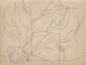 Skissebok: 36 sider totalt, som inneholder 28 skisser (inkludert studier for Demuth av Charles Demuth