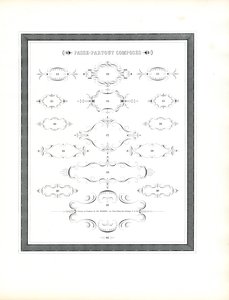 Ytterligere kartusjeelementer (utskrift) av Charles Derriey
