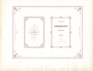 Elegante bokrammer for litterære verk (trykk) av Charles Derriey