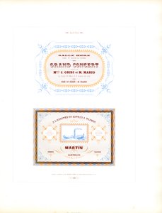 Prøveutskrifter for administrative dokumenter (utskrift) av Charles Derriey