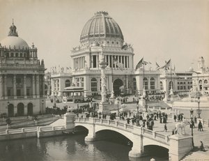 Administrasjonsbygning ved verdens colombianske utstilling, Chicago, 1893 av Charles Dudley Arnold