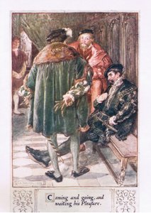 Kommer og går, og venter på hans nytelse av Charles Edmund Brock