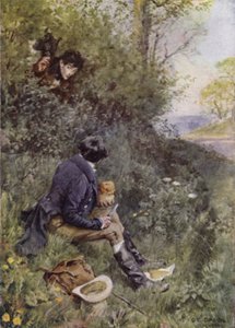 Illustrasjon for The Broad Highway a Romance of Kent av Charles Edmund Brock