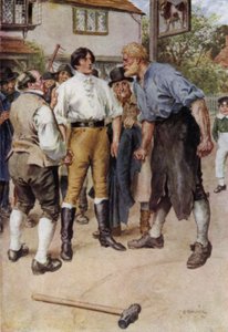 Illustrasjon for The Broad Highway a Romance of Kent av Charles Edmund Brock