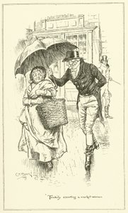 Illustrasjon for The Essays of Elia av Charles Lamb (gravering) av Charles Edmund Brock