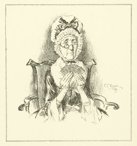 Illustrasjon for The Essays of Elia av Charles Lamb (gravering) av Charles Edmund Brock