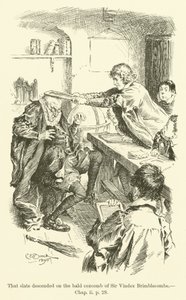 Illustrasjon for Westward Ho! av Charles Kingsley (gravering)