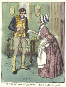 Illustrasjon for Pickwick Papers av Charles Edmund Brock