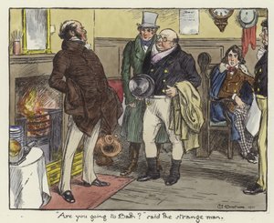 Illustrasjon for Pickwick Papers av Charles Edmund Brock