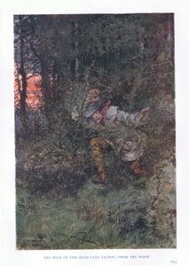 Gjerningsutøveren kom sprangende fra skogen av Charles Edmund Brock