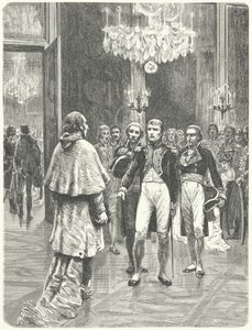 Napoleon tar imot kardinal Ercole Consalvi ved Tuileries-palasset, Paris