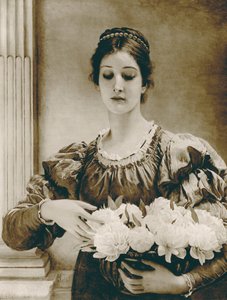 Peoner (fotogravyr) av Charles Edward (after) Perugini