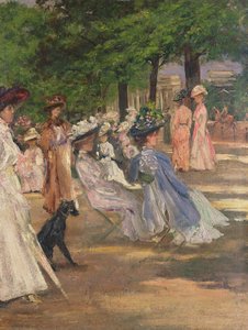 Figurer i Hyde Park (olje)