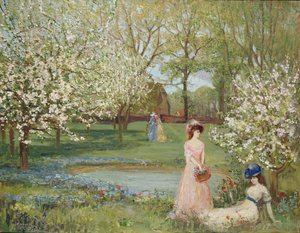 The Howe om våren av Charles Edward Conder