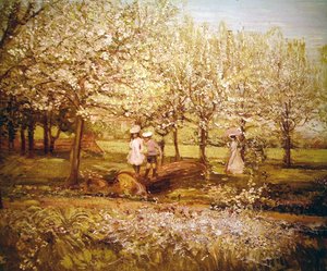 The Orchard (olje på lerret) av Charles Edward Conder