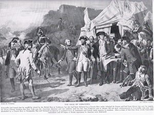 The Siege of Yorktown, illustrasjon fra 
