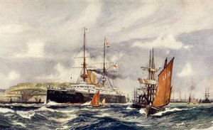 HMS Formidable i Plymouth Sound