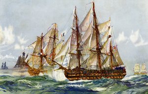 Ta av Duguay-truinen (uforsonlig) etter Trafalgar, 1805