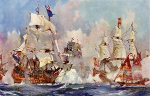 Prins George i slaget ved Malaga, 1704