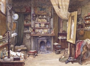 Kunstnerens studio, 1885